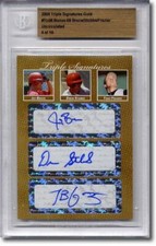 JAY BRUCE * Drew Stubbs * TODD FRAZIER * Rookie Autograph BGS Auto RC #/10