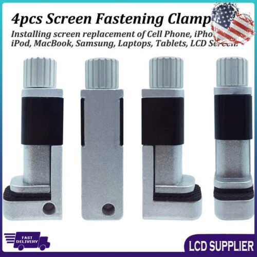 4X Repair LCD Screen Fastening Clamp Repair Tool Pressure Clip For iPhone Tablet