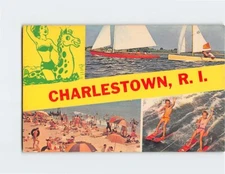 Postcard Charlestown Rhode Island USA