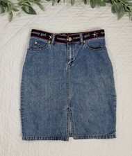 Vintage Tommy Jeans Tommy Girl Denim Skirt Size 3