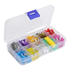120pcs MINI Blade Fuse Assortment Auto Car Motorcycle SUV FUSES Kit APM ATM UTV