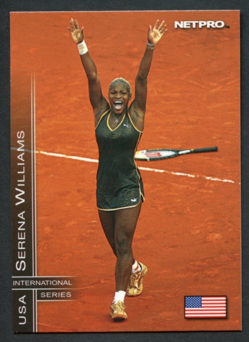 Serena Williams 2003 NetPro International Series Rookie Card RC #2 USA Legend