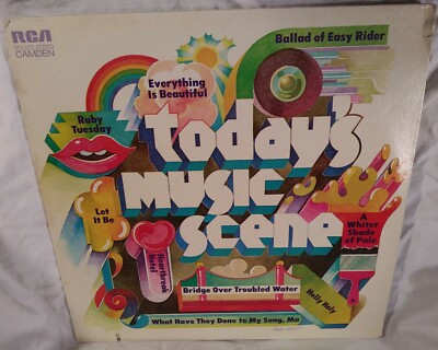 LIVING GUITARS, Today's Music Scene, RARE VINYL LP **MINT RECORD! NEVER PLAYED**