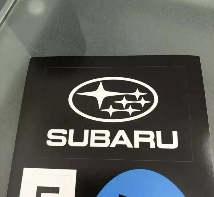 Hojas de pegatinas Subaru 5x WRX STI JDM LEGACY CROSSTREK ASCENT BRZ FRS RALLY Foto 4 de 4