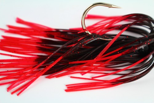 VIBRATING VENOM - CHATTER JABBER BAITS - "BLEEDING NINJA" CHOOSE BLADE 3/8 - 1oz - Picture 5 of 23