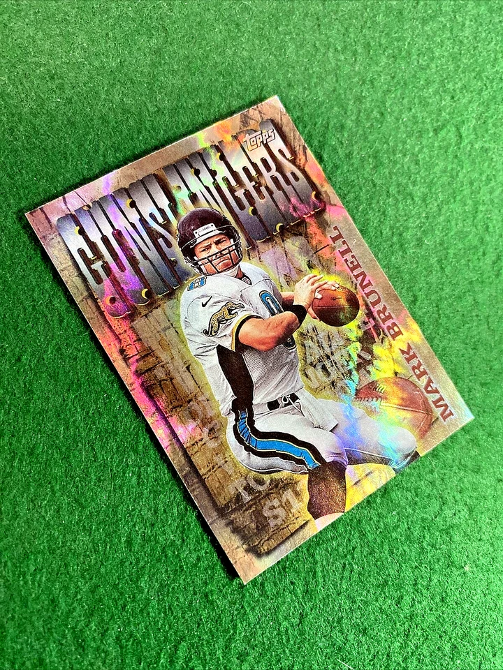 1998 Topps #7 Gunslingers Mark Brunell Jacksonville Jaguars - Image 4 of 4