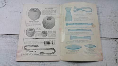 1916 Bucilla Blue Book of Tatting Novelty & Filet Crochet Volume #3 Vtg Booklet - Picture 10 of 11
