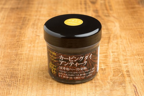 Tinte de herramientas antiguo Seiwa 3,5 oz, tinte de talla antiguo negro marrón, pasta de talla - Imagen 2 de 2