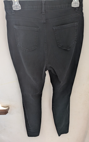 Time & Tru Misses Größe Medium (8-10) Baumwollmischung hoher Bund schwarz Jeggings - Bild 2 von 2