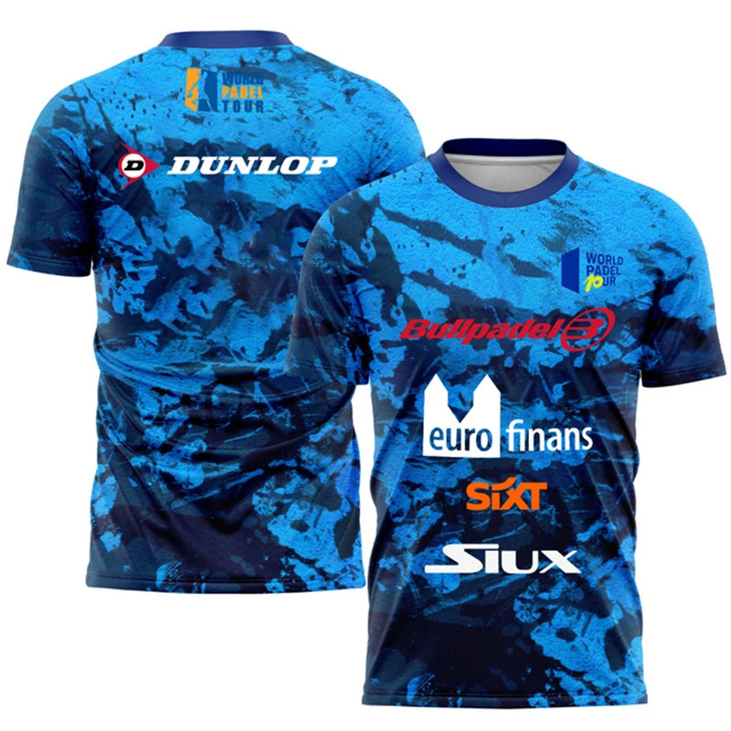 Camiseta deportiva para hombre World Padel Tour - Camiseta patrocinada Dunlop Bullpadel Event
