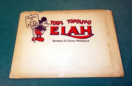 MICKEY MOUSE ELAH TOFFE World Famous Luxury Candy Rare Original Envelope 1930s