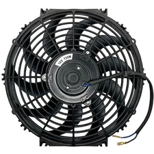 12-13 INCH ELECTRIC RADIATOR COOLING FAN 130W REVERSIBLE MOTOR AIR PUSHER PULLER