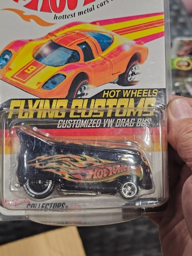 HOT WHEELS 2002 FLYING CUSTOMS CUSTOMIZED VW DRAG BUS Series 1 #5941/10000 MOC - Picture 2 of 10