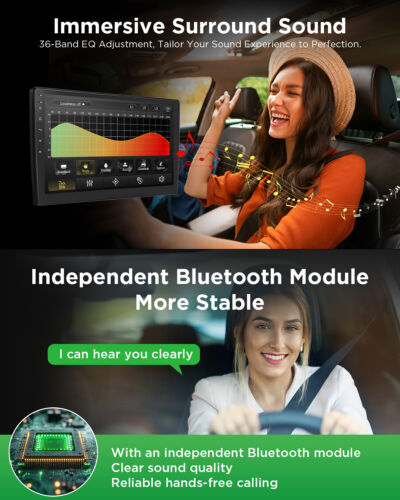 Eonon UA13 Plus Android 13 Double 2 Din 10.1" Smart Car Stereo Radio GPS CarPlay - Picture 5 of 18