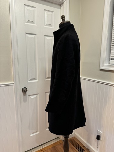 Theory Belvin Coat in Recycled Wool-Blend Melton Size M - Picture 3 of 9