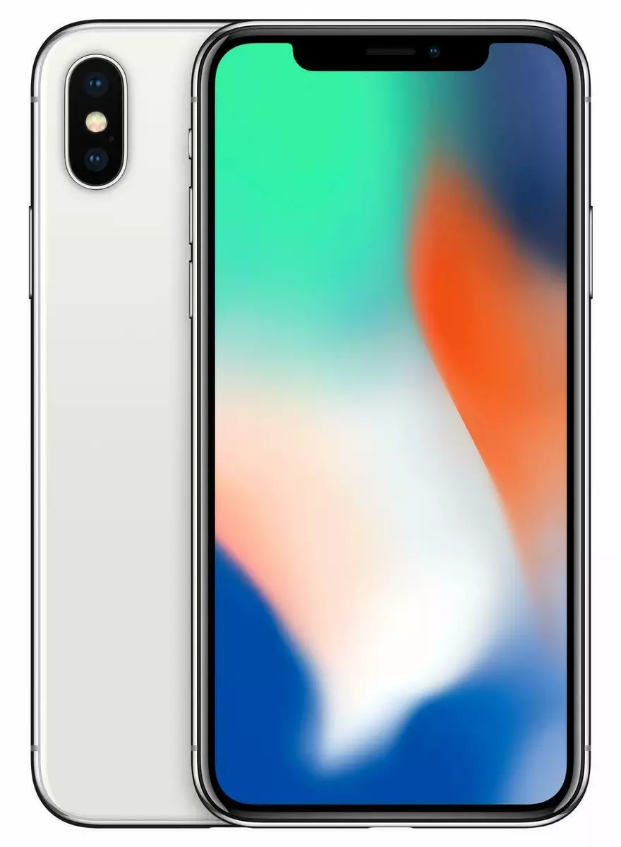 Apple iPhone X 256GB Fully Unlocked (GSM+CDMA) Silver NO FACE ID