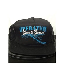 Rare Vintage Operation Desert Storm Trucker Mesh Snapback Hat Cap 90s Gulf War
