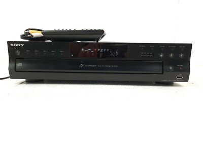 Sony CDP-CE500 Compact Disc Player CD 5 Disc Changer USB