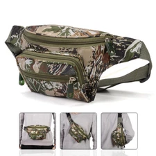 Metal Detector Finds Pouch Camo Zipper Pockets Waist Bag Outdoor Metal Detecting