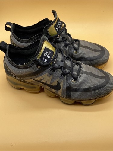 Men's Nike Air Vapormax Black & Gold Trainers Size 8 - Excellent Condition - Picture 8 of 8