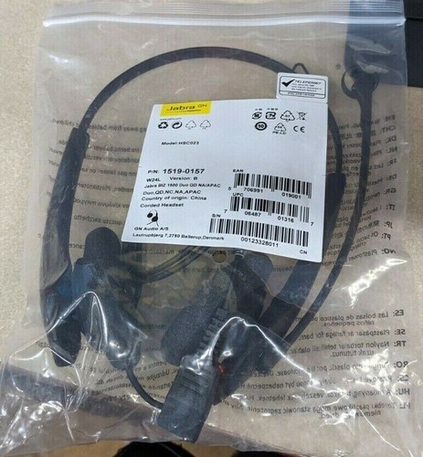 Jabra BiZ 1500 Duo Headband Office Phone Noise-Canceling QD Headset / 1519-0157 - Zdjęcie 2 z 2