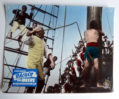 RÄCHER DER MEERE R. Harrison Michelle Mercier AUSHANGFOTO #15 German L C ´62 