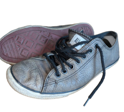 Schuhe rarely Converse Chuck Taylor All Star Men 8.5 Women 10.5 Gray Leather Low