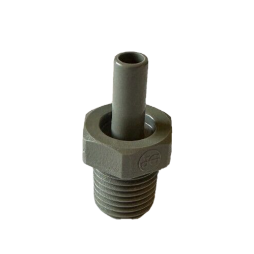 John Guest Stem Adapter Polypro - 1/4 x 1/4 NPTF - Picture 2 of 2