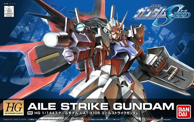 Bandai Seed 144-R01 1/144 HG GAT-X105 Aile Strike Gundam | eBay