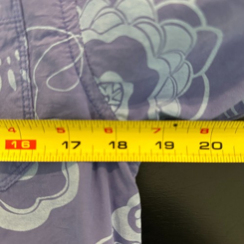 Fresh Produce Shirt Jacket Womens S Purple Floral Lightweight Button Up Shacket - Picture 7 of 9