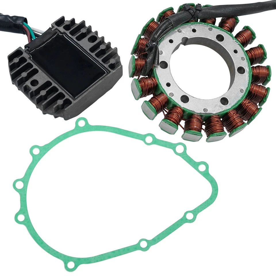 Junta rectificadora reguladora de estator para Kawasaki ZZR600 ZX600-J 2005 2006-2008 Foto 4 de 4