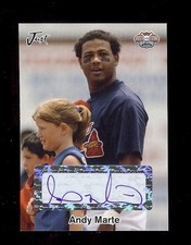 ANDY MARTE 2005 *BLACK* Road To The Show Certified AUTOGRAPH xx/25