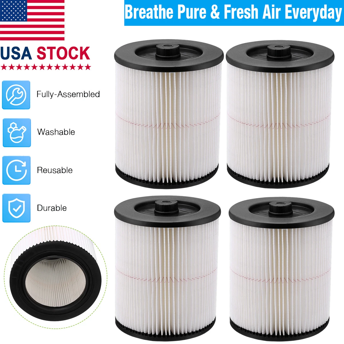 Craftsman D General Purpose Wet/Dry Vac Cartridge Filter