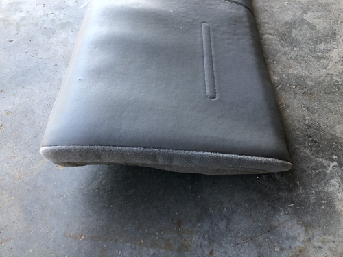Rear Bench Seat 1999-2007 Ford F250 F350 Extended Cab Gray Upper - Picture 11 of 18