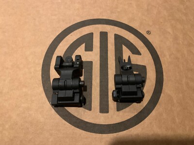 SIG SAUER SITE-SET-1913-FLIP Flip Up Iron Sights - Black for