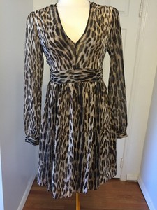 michael kors leopard dress