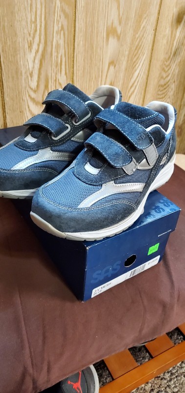 Men's SAS Sneakers Hook Loop  Journey Mesh JV Blue Size 9.5 WW