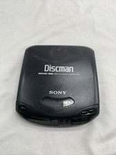 Sony Discman Portable CD Player D-141 w/Mega Bass. For parts or repair. AS IS