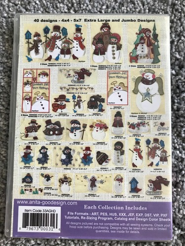 Machine Embroidery Designs Christmas Halloween American Many Brands & Formats - Picture 6 of 107