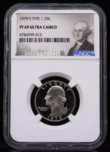 1979-S Washington Quarter Type 1 NGC PF69 Ultra Cameo