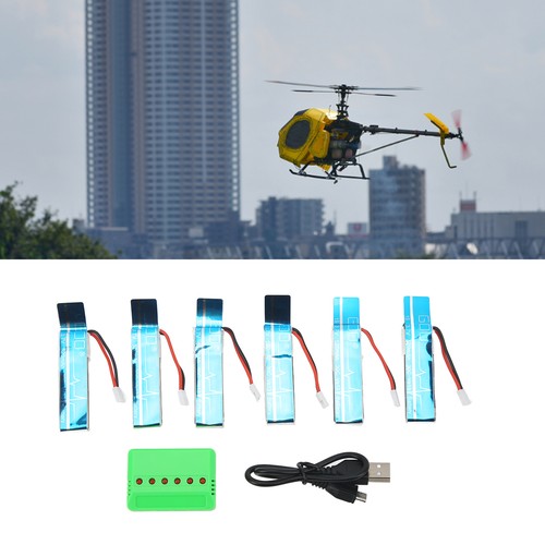 3.7V 520mAh 30C Lithium Battery With Charger For Wltoys XK K110S Remote FF - Picture 6 of 24