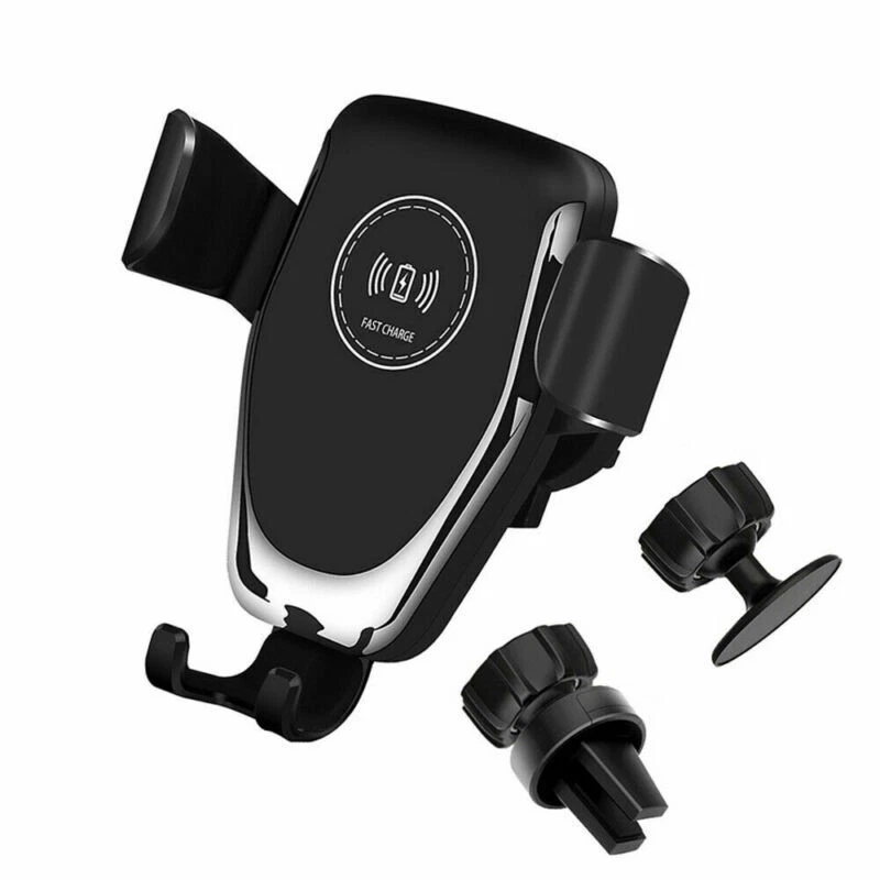 15W Wireless Fast Charger Car Mount Phone Holder Air Vent for iPhone Samsung - Image 3 of 4