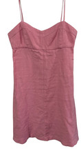 Zara Women's Asymmetric Mini Dress with Built in Short in Light Pink Size XS