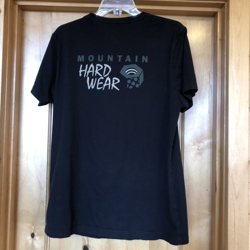 Vtg Mountain Hardwear T Shirt Mens Med Black Hiking Camping Outdoor Trail Shirt - Picture 9 of 12