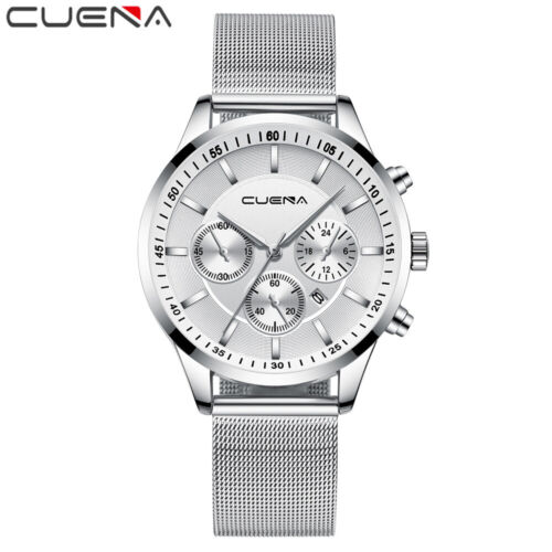 Orologio Uomo Impermeabile Acciaio Inox Quarzo Luminosi Orologi Classici - Foto 18 di 19