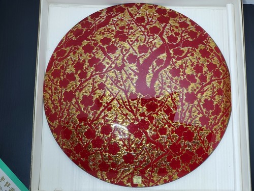Plato de colección de laca Kano Giyaman - Imagen 4 de 8