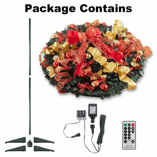 Pull up Christmas Tree Pre Lit with 200 LED Lights 6FT Pop up Christmas Tree USA - Picture 12 of 12