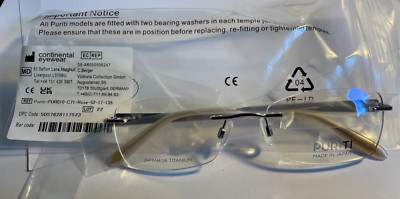 PURITI PURO010 C71 ROSE 52 17 135 Brille Brillengestell Eyewear MADE IN JAPAN