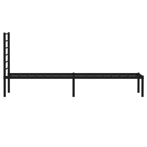 bed frame black steel king single 107x203 cm robust support 2315 - Picture 8 of 10