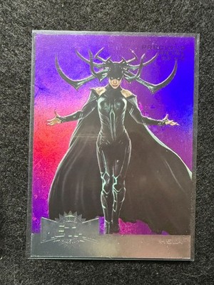 2017 Upper Deck Marvel Thor Ragnarok PMG Purple Precious Metal Gems #TPMG4 Hela